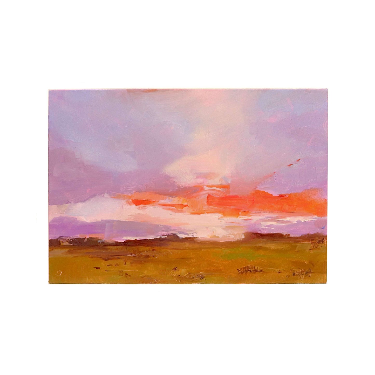 Sunset Landscape 40 | Original Oil Painting | 5"x7"