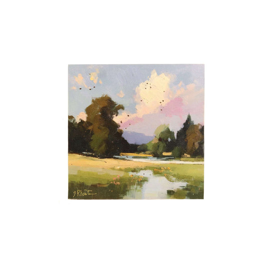 Print on Canvas | Hand Detailed | Landscape Breeze | 5x5”