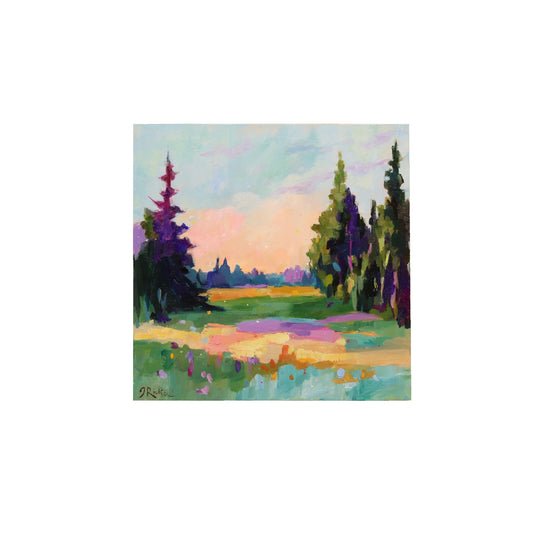 Landscape 43 | Original Oil Painting | 8"x8"