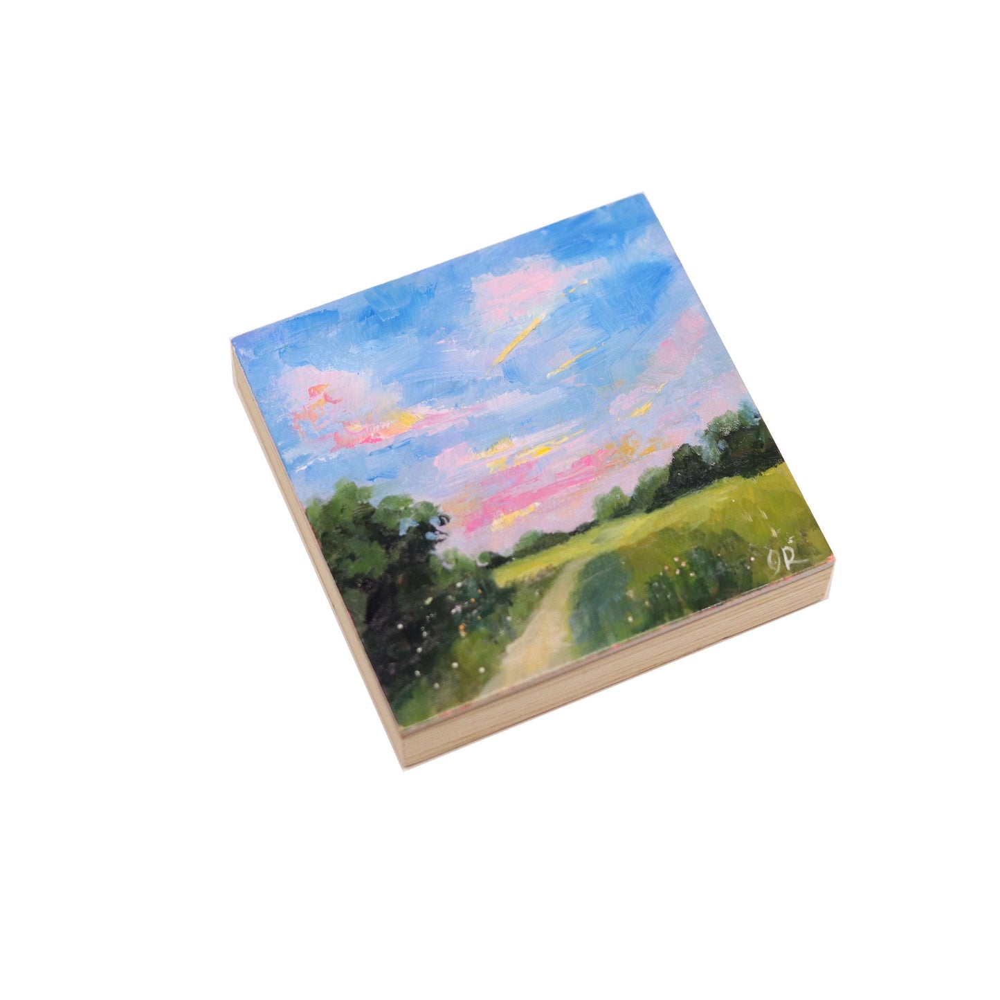 Landscape 37| Original Mini Oil Painting | 4”x4”