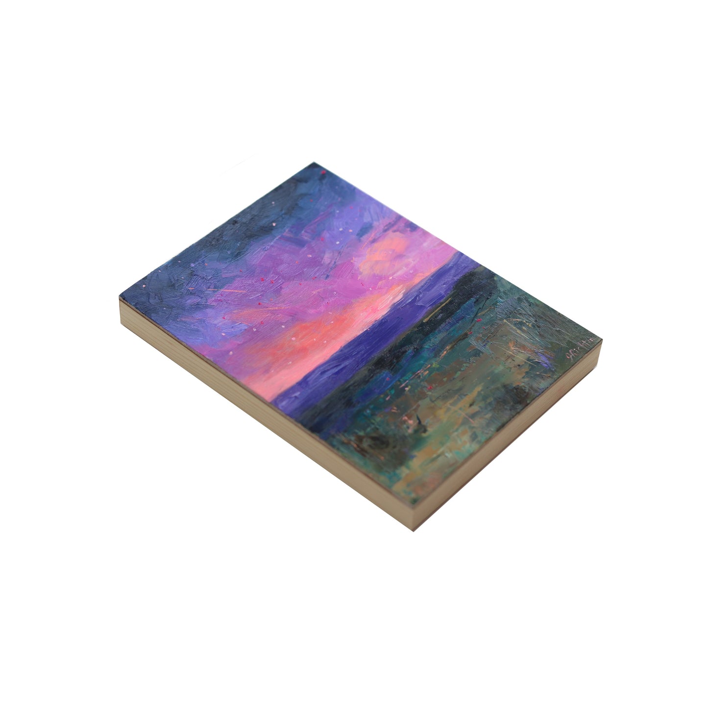 Night Landscape 21 | Original Oil Painting | 6” x 8”