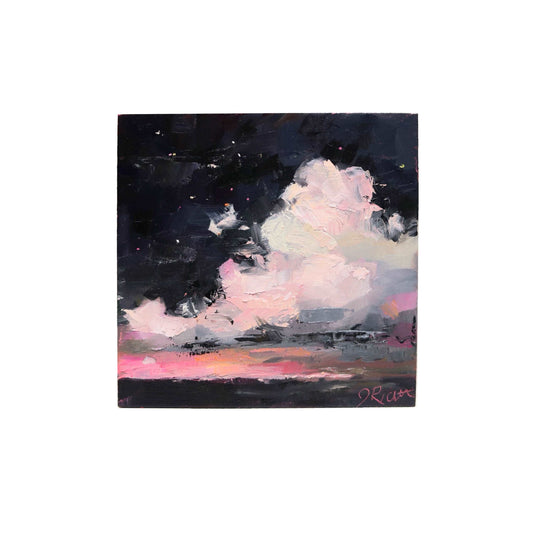 Abstract Landscape 36 | Original Mini Oil Painting | 4”x4”