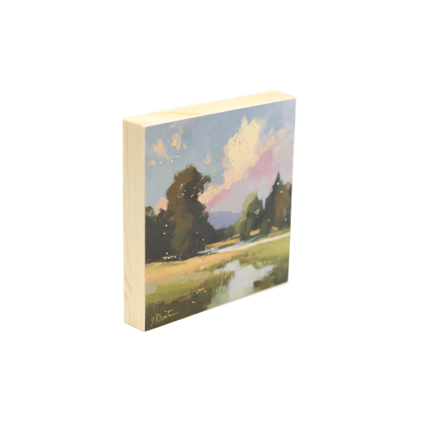 Print on Canvas | Hand Detailed | Landscape Breeze | 5x5”
