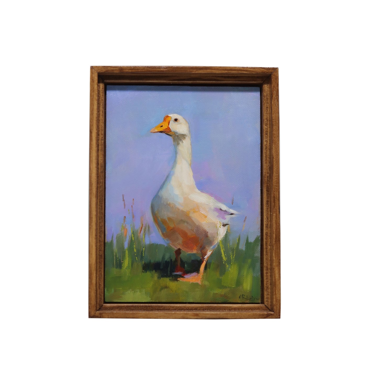 Original Oil Painting | Goose 8 | Framed 5”x7”