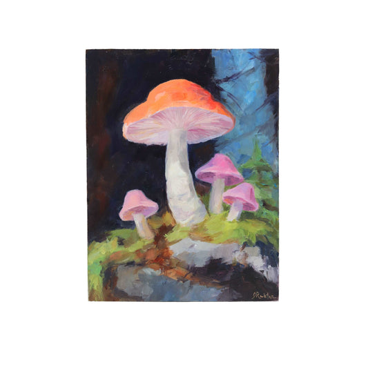 Forest Mushrooms 2 | Original Oil Painting