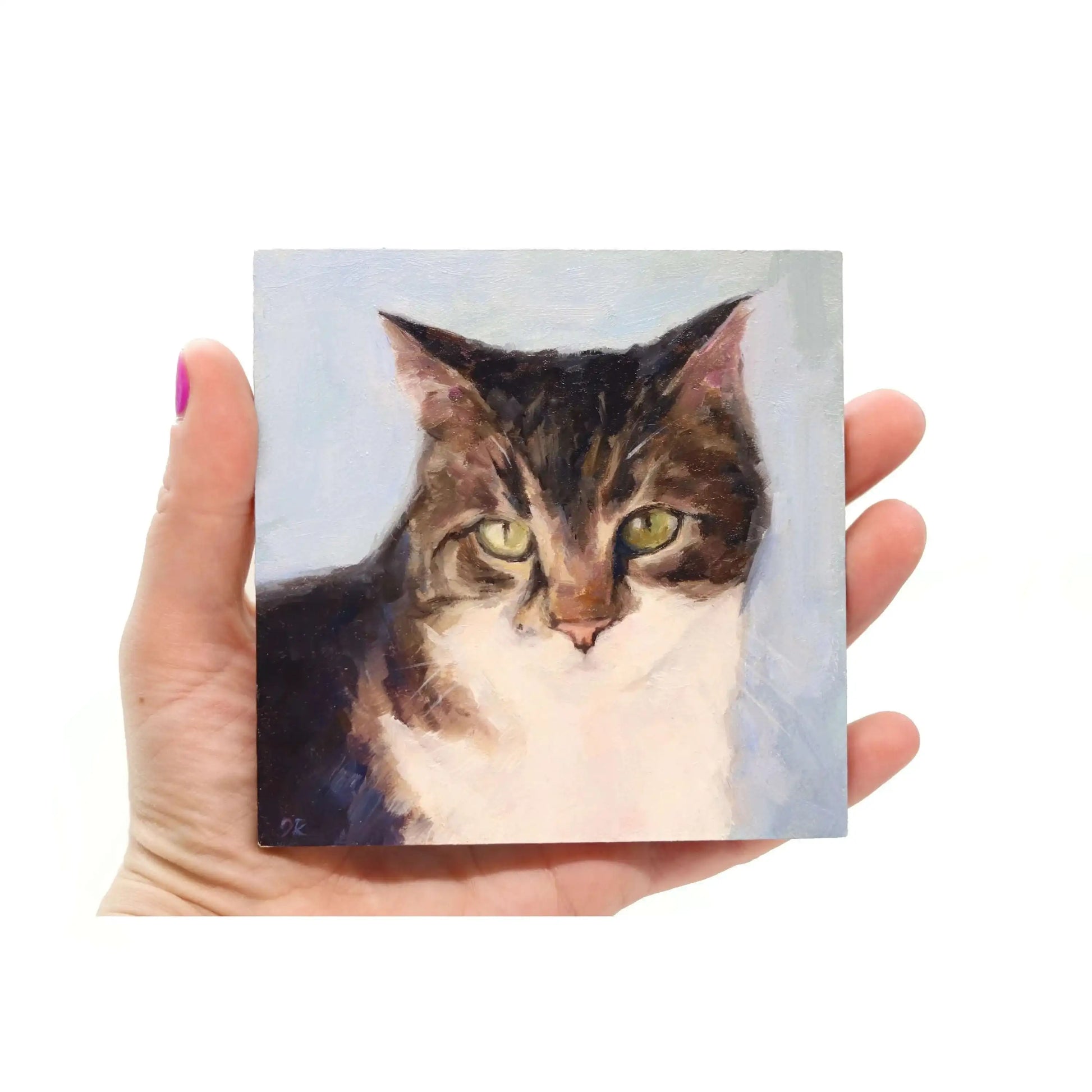 Mini Custom Oil Painting 4"x4"