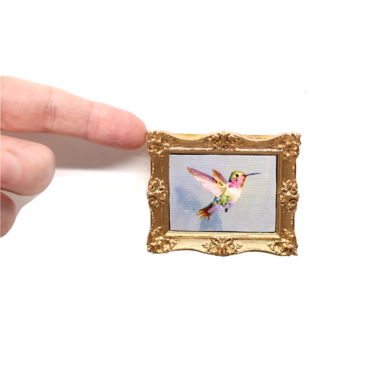 Mini Canvas Art Print Magnets - Hummingbirds