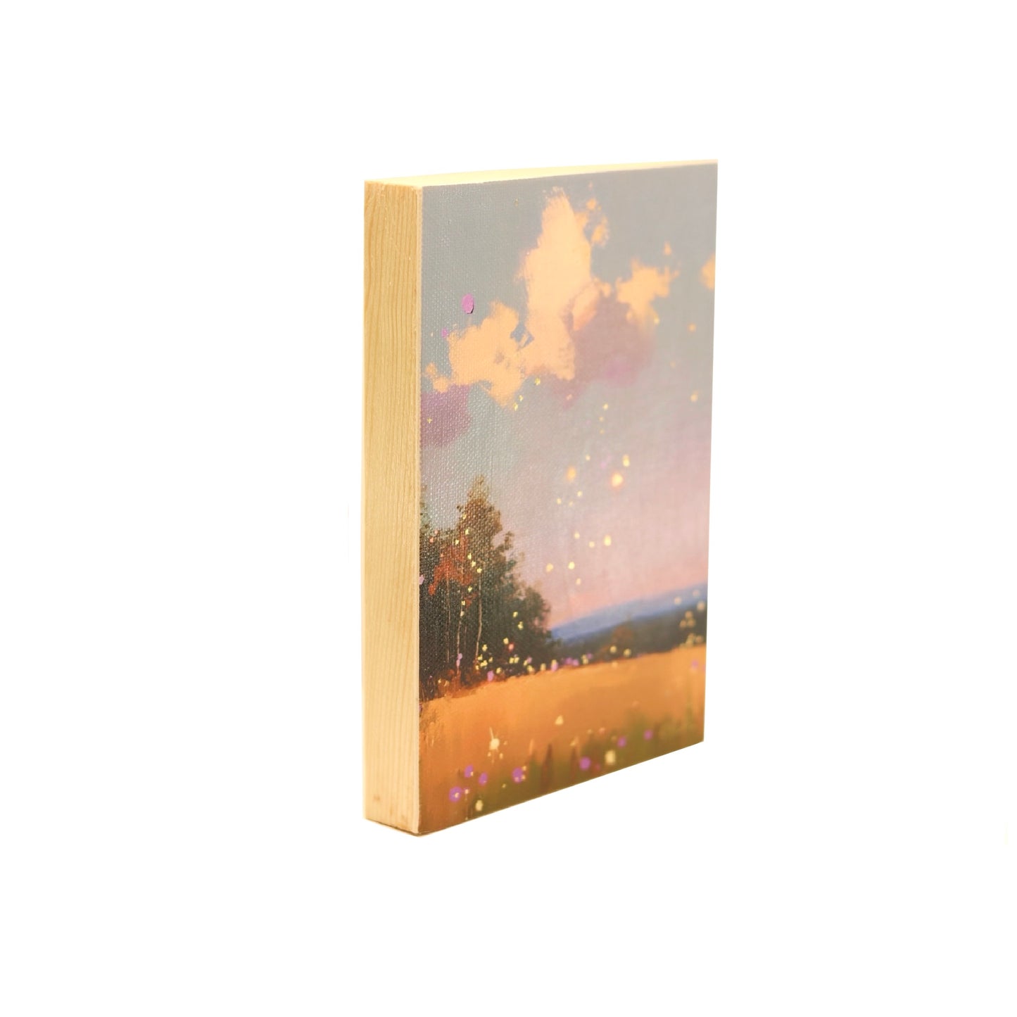 Print on Canvas | Hand Detailed | Fall Landscape | 5x7”