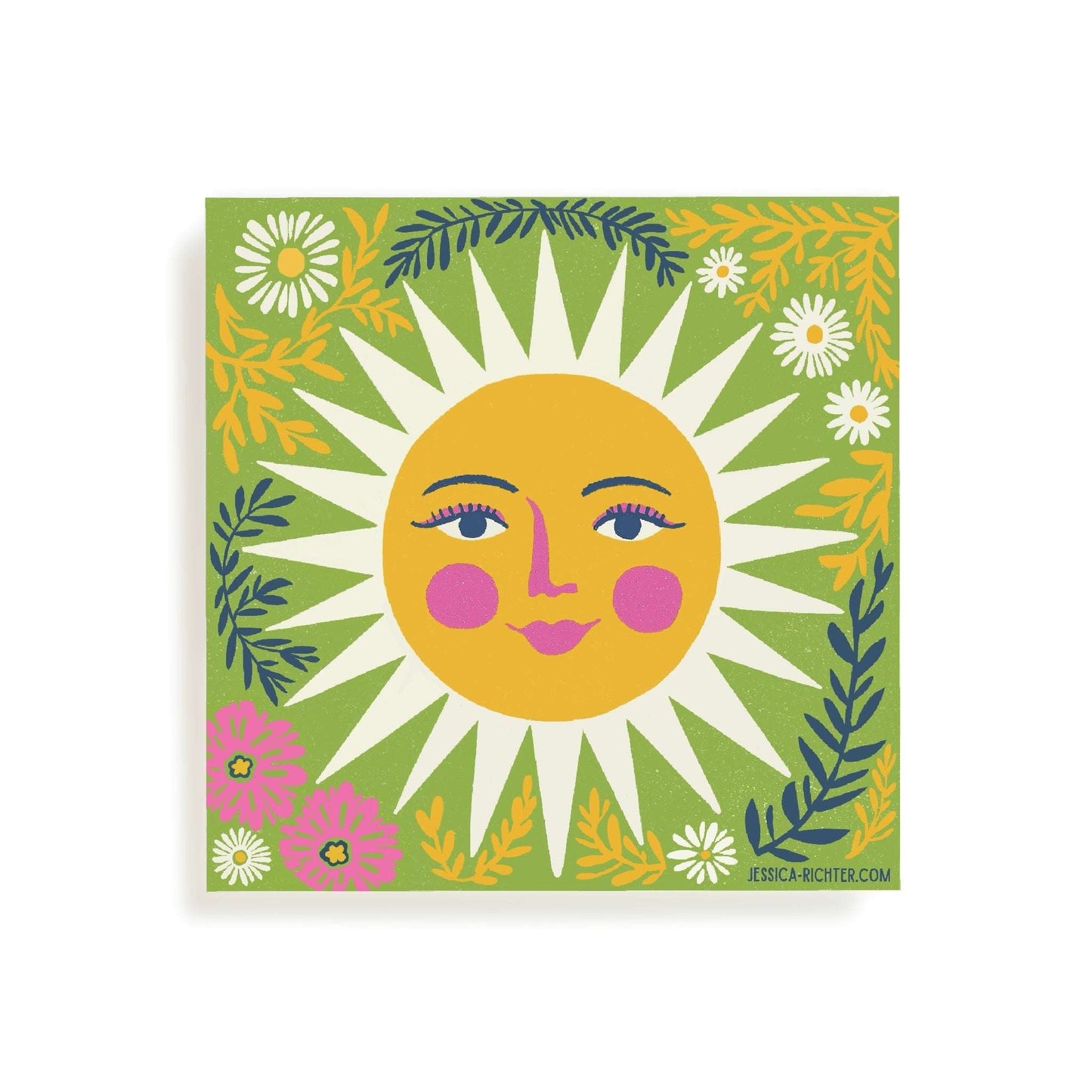 Smiling Sun Sticker
