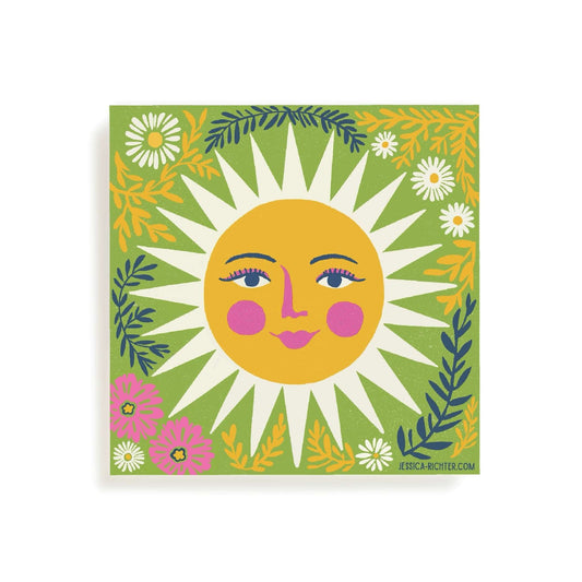 Smiling Sun Sticker