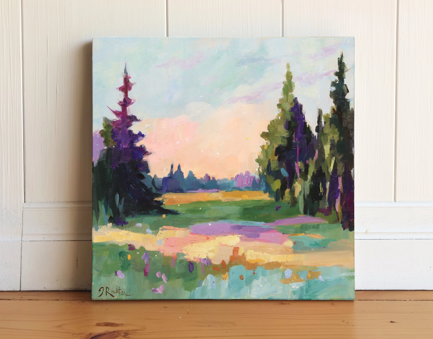 Landscape 43 | Original Oil Painting | 8"x8"