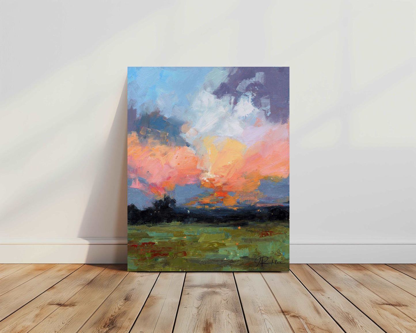 Print | Abstract Landscape 17 | Large Wall Art Stretched Canvas