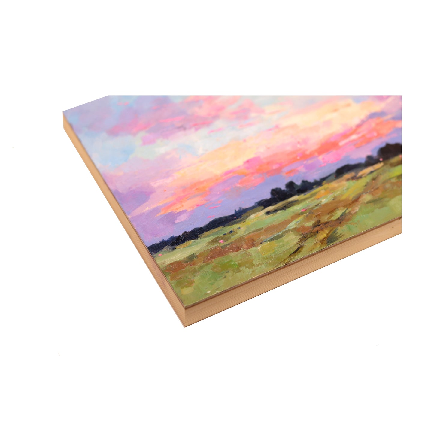 Sunset Landscape 32 | Original Oil Painting | 8”x 10”