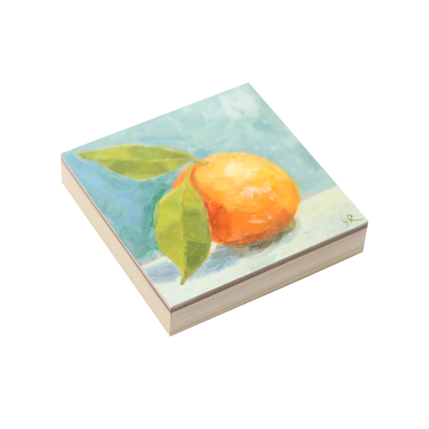 Orange You Glad | Original Oil Painting | Mini Art 4”x4”