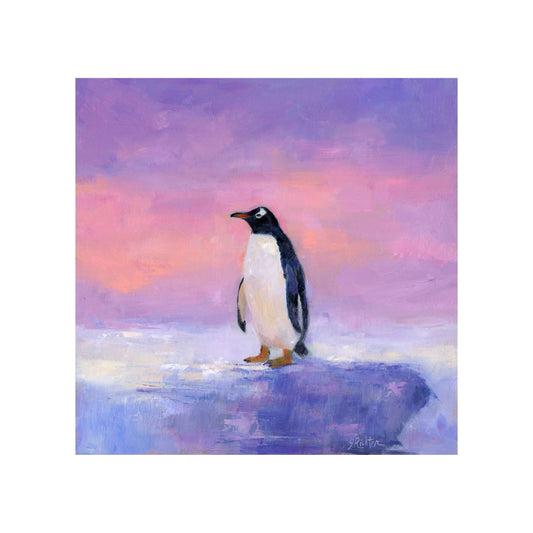 Arctic Penguin | Original Oil Painting